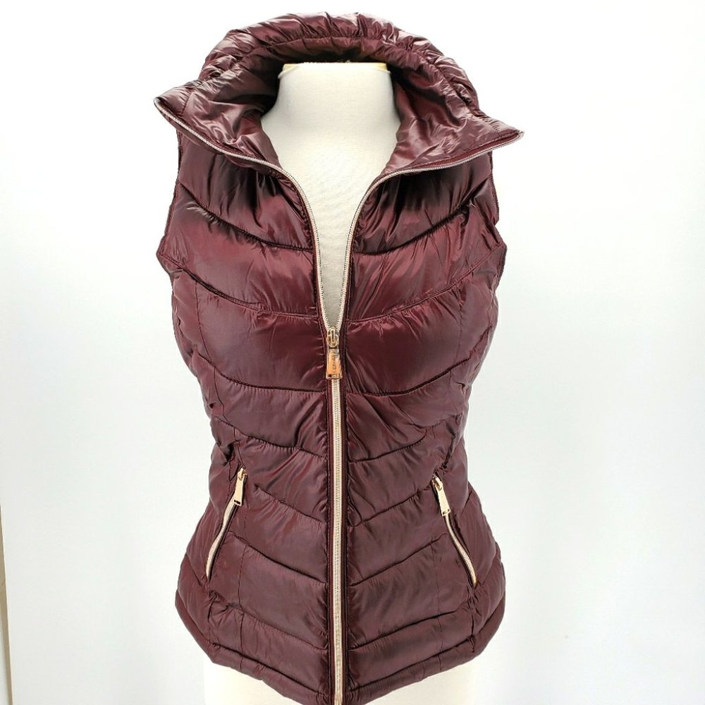 Calvin Klein PufferVest Plum Size Medium NWT